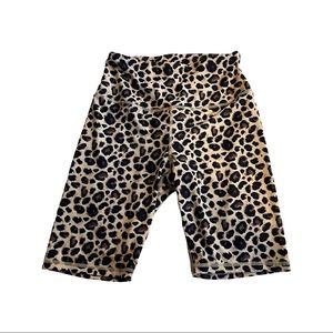 Leopard Bike Shorts Medium